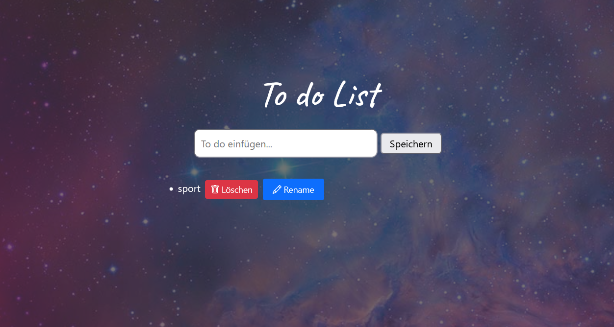 To-Do Liste Screenshot