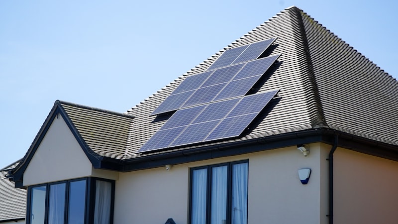 Photovoltaik auf Einfamilienhaus